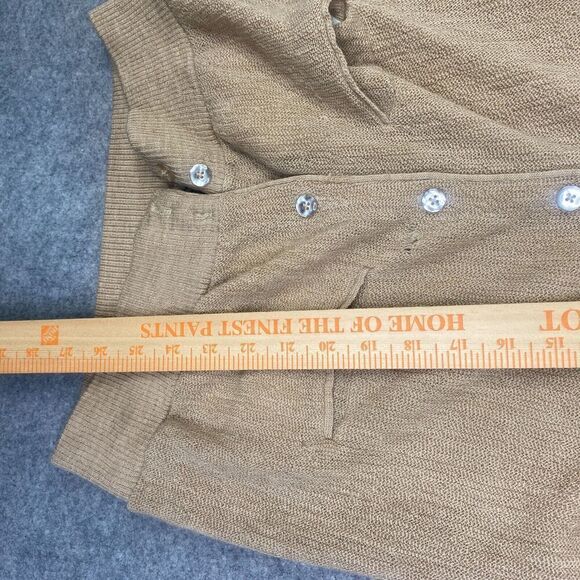 Vintage Pendleton Virgin Wool Cardigan Sweater Women's Size S in Camel USA Made - Picture 9 of 11